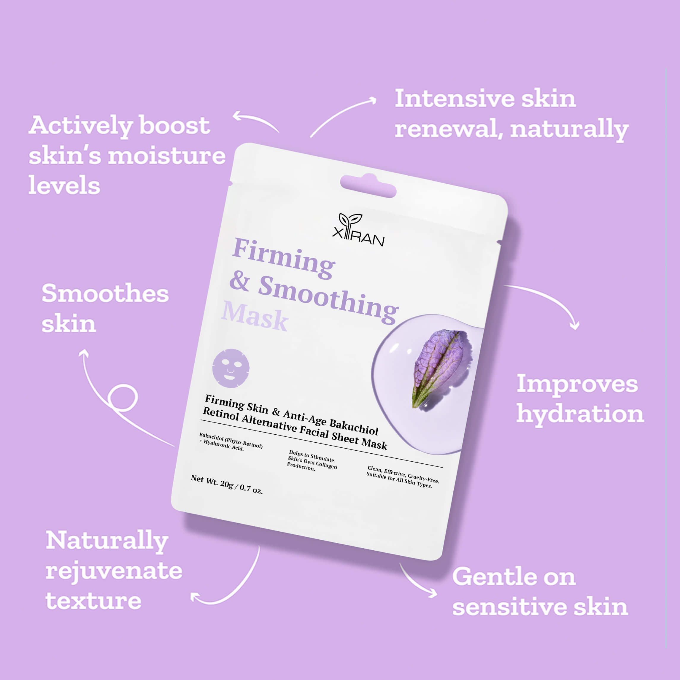 bakuchiol repairing facial sheet mask